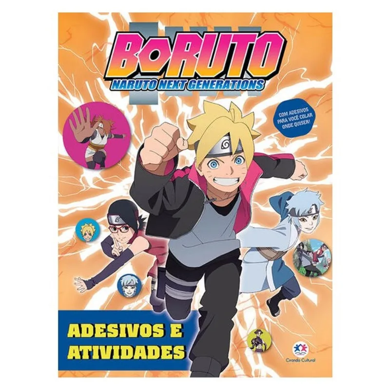 BORUTO - ADESIVOS E ATIVIDADES