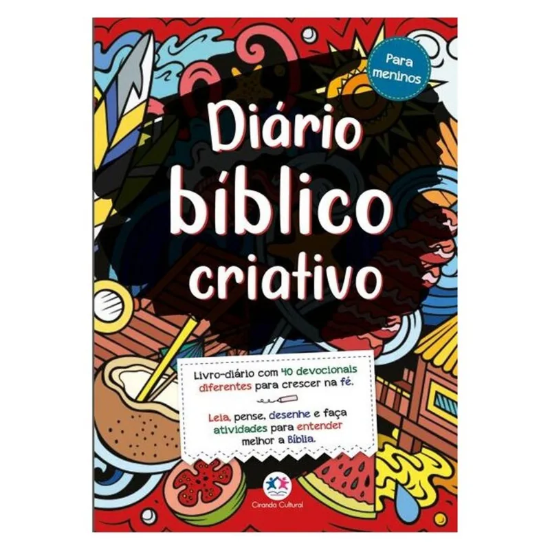 LIVRO-DIÁRIO BÍBLICO CRIATIVO - PARA MENINOS