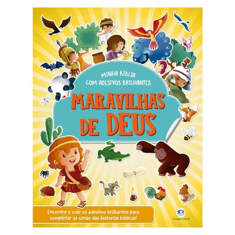 MARAVILHAS DE DEUS - BÍBLIA COM ADESIVOS BRILHANTES