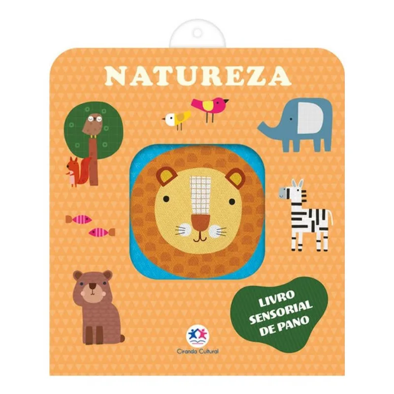 NATUREZA - LIVRO SENSORIAL DE PANO PARA BEBÊS