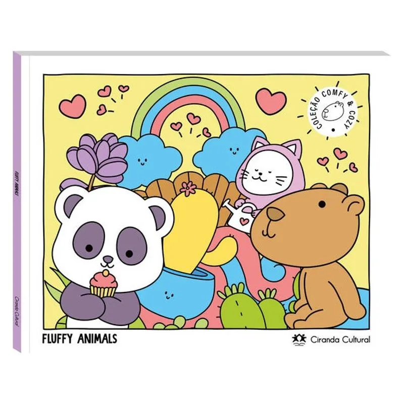 FLUFFY ANIMALS - LIVRO DE COLORIR