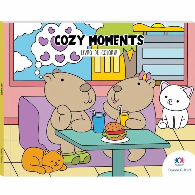 Livro De Colorir - Cozy Moments - Editora Ciranda Cultural