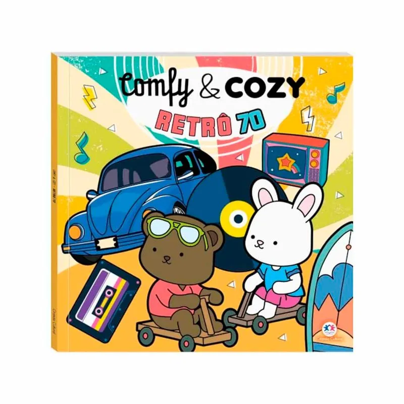 Livro Infantil para Colorir Bob Comfy Cozy 4284 Ciranda cultural - UN