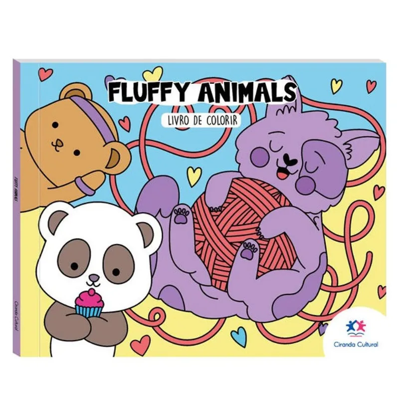 FLUFFY ANIMALS - LIVRO DE COLORIR