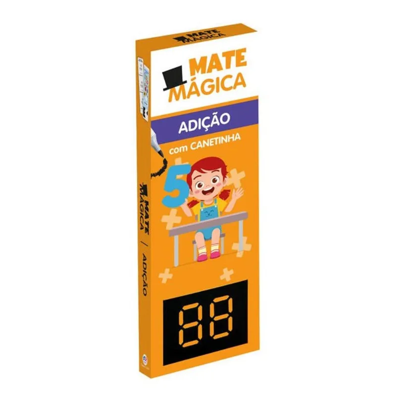 ADIÇÃO - LIVRO INFANTIL DE MATEMÁTICA COM CANETINHA REUTILIZÁVEL - ATIVIDADES EDUCATIVAS