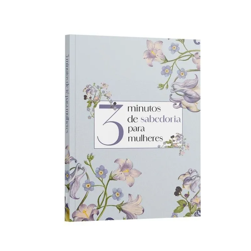 Devocional 3 Minutos De Sabedoria Para Mulheres - Flor Azulada
