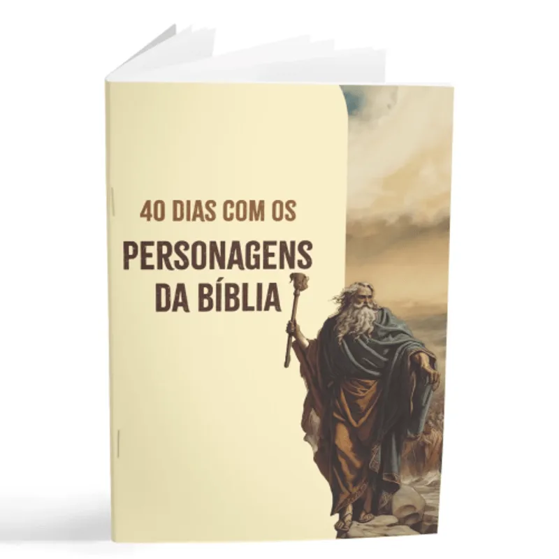 Livreto 40 Dias com Personagens da Bíblia