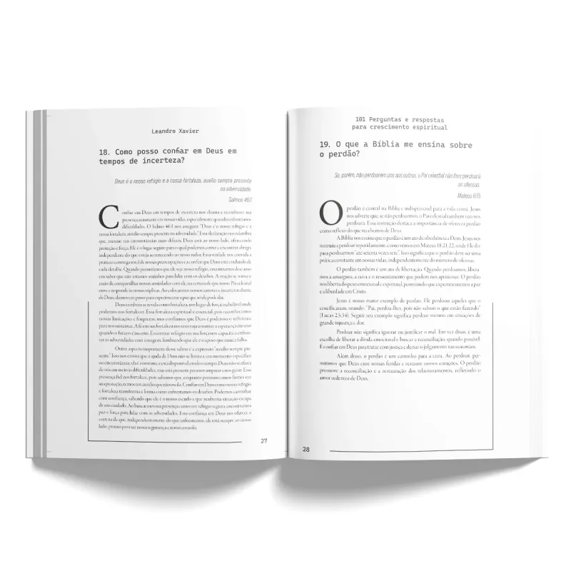 101 perguntas e respostas para o crescimento espiritual