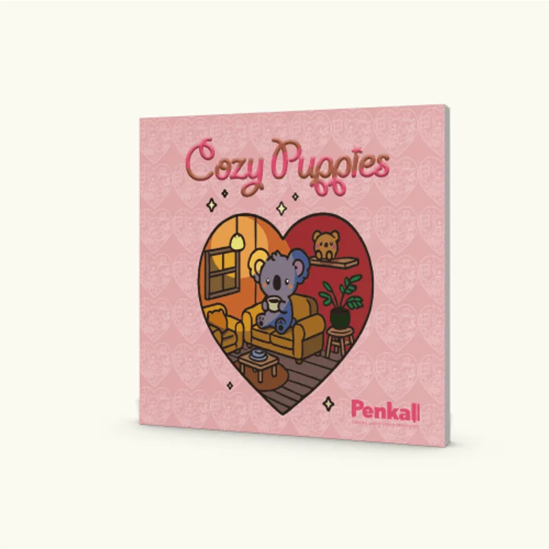 Cozy Puppies - Livro de Colorir