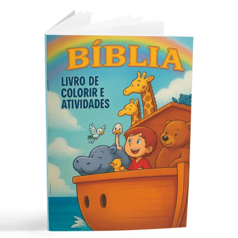 Bíblia Livro de Colorir e Atividades