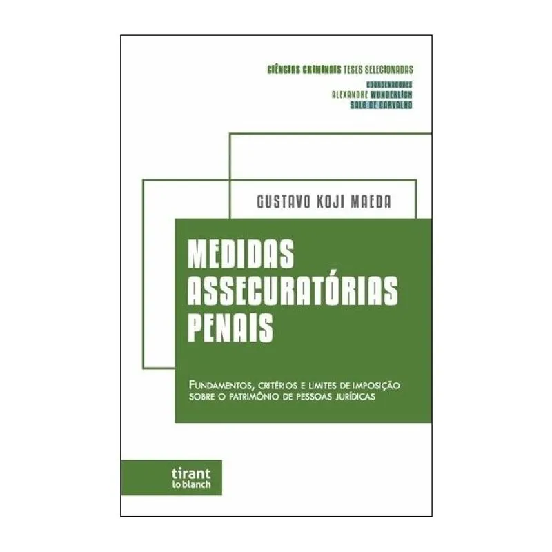 MEDIDAS ASSECURATÓRIAS PENAIS - 2026