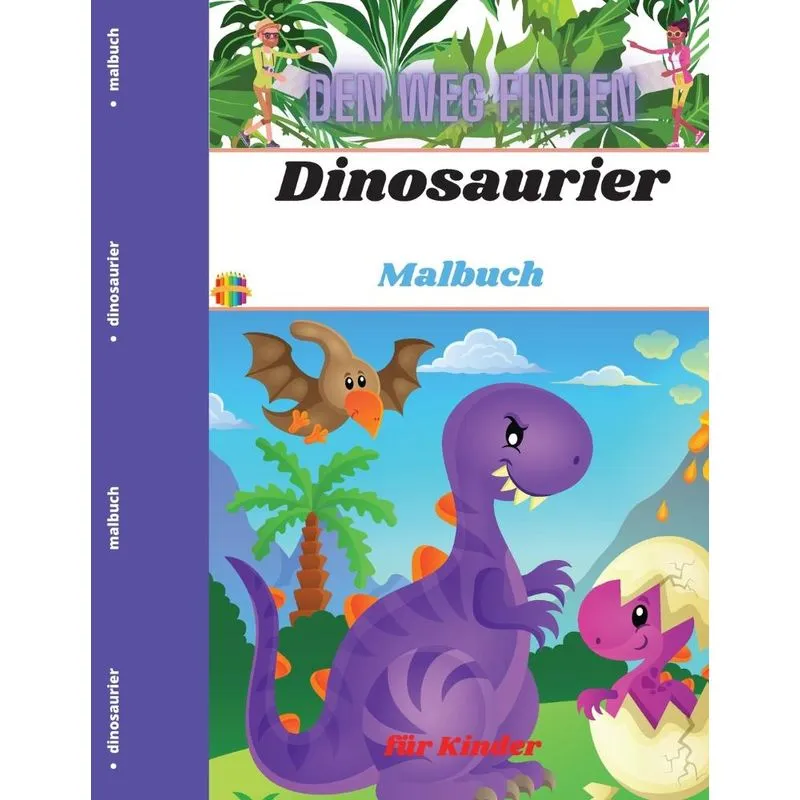 Dinosaurier Malbuch für Kinder