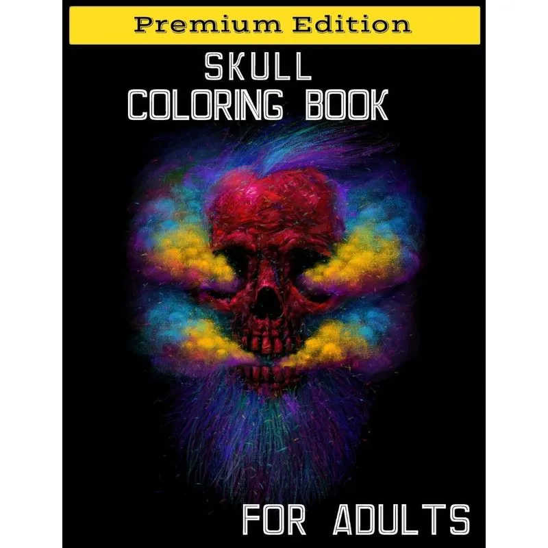 Skull Coloring Book for Adults