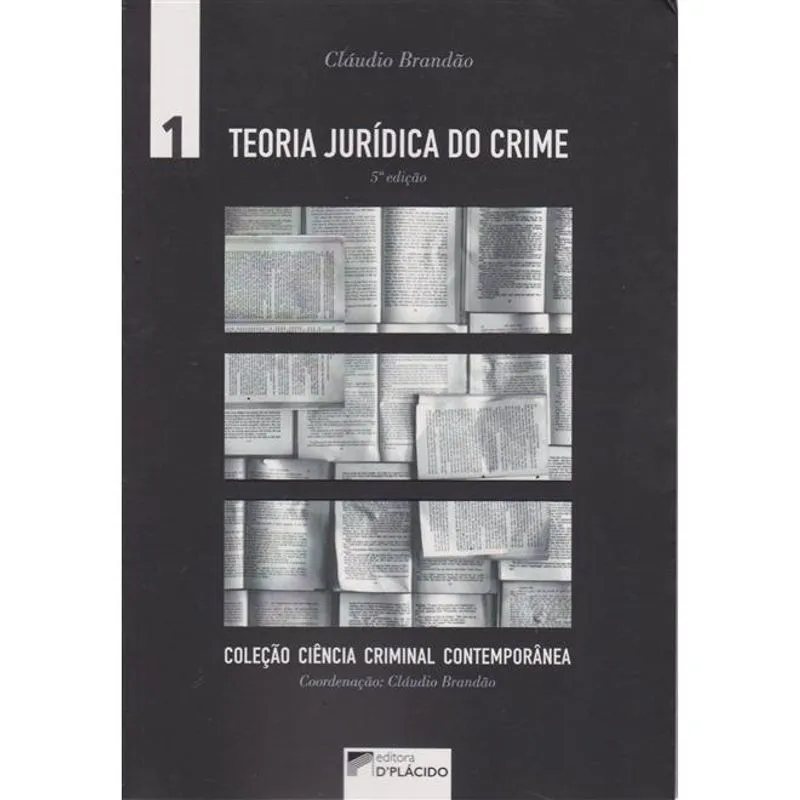 Livro Teoria Jurídica Do Crime - 6ª Edição 2020