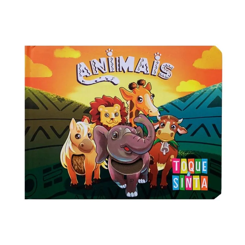 Livro Estimulação Toque e Sinta Animais Músicas e Histórias
