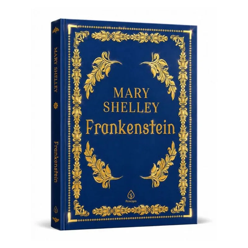 FRANKENSTEIN - EDIÇÃO ESPECIAL DE LUXO ALMOFADADA COM BORDAS DOURADAS E FITILHO