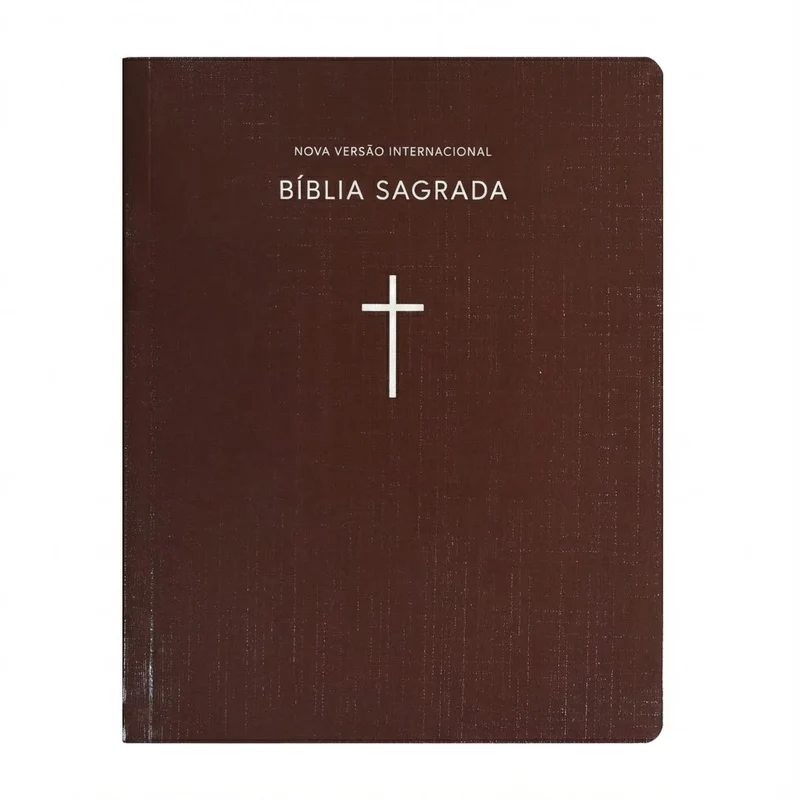 Bíblia Sagrada | NVI | Capa Brochura Cruz Marrom