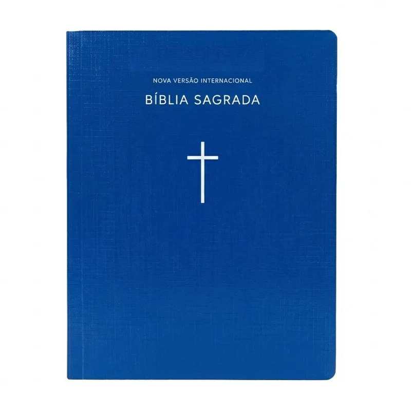Bíblia Sagrada | NVI | Capa Brochura Cruz Azul