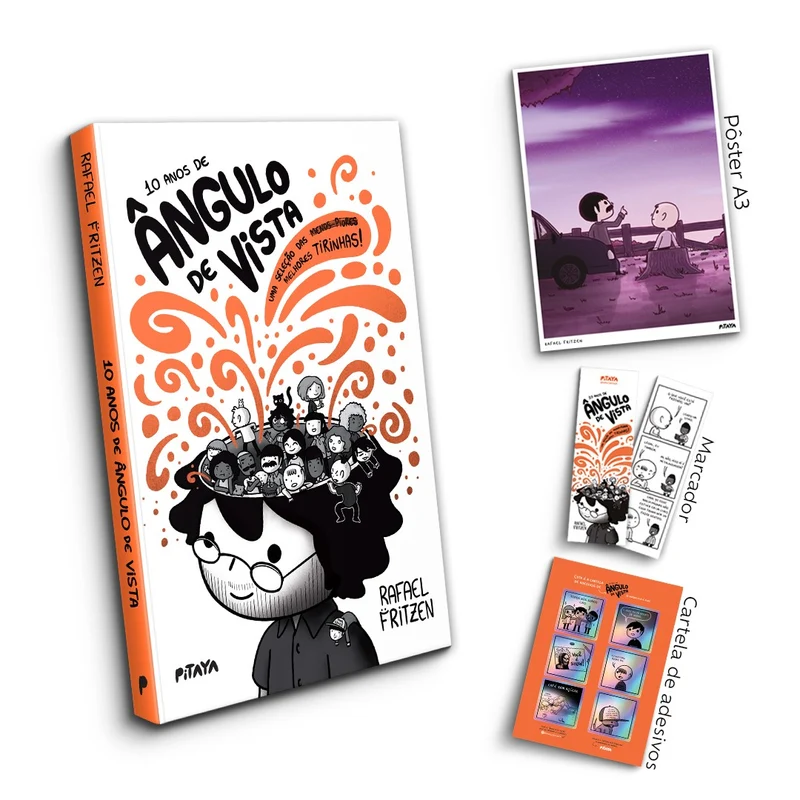 10 anos de Ângulo de Vista + Brindes Capa dura