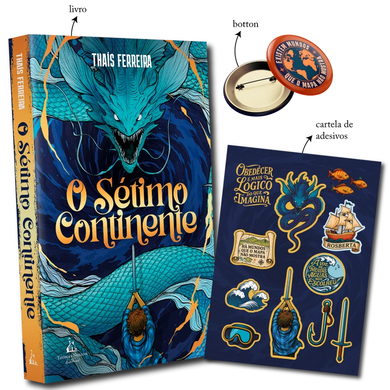 O sétimo continente + Brindes Brochura