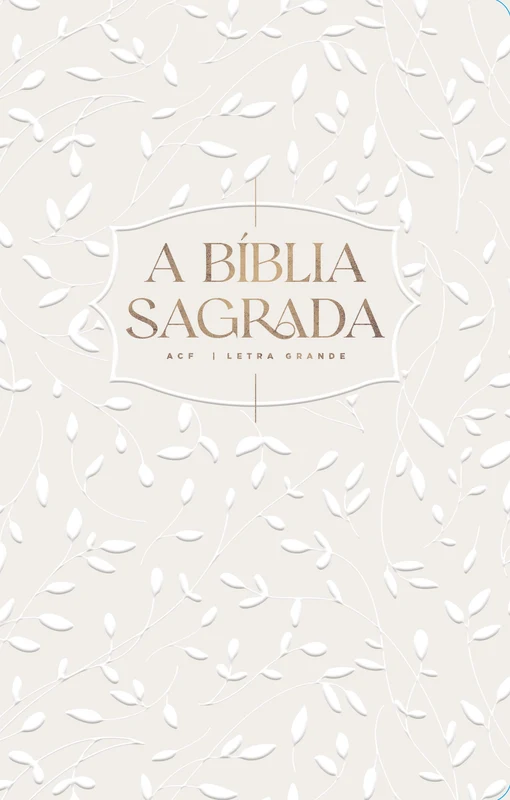 A Bíblia Sagrada ACF, Letra grande, Fonte Leitura Perfeita, com letras de Jesus em vermelho e índice de dedo, Capa dura Ramos E-book