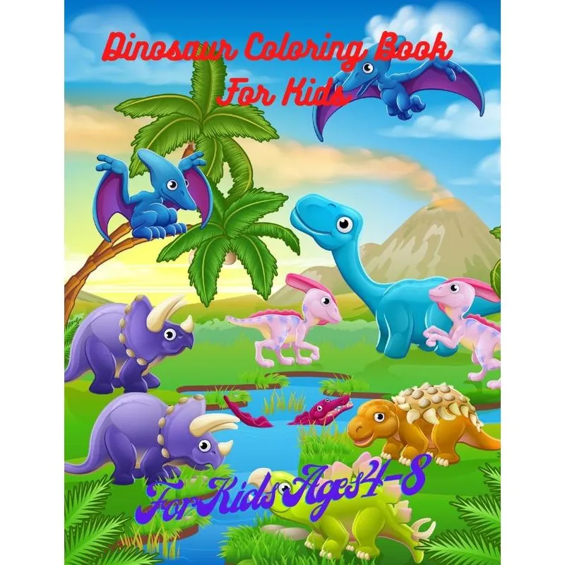 Dinosaur Coloring Book for Kids