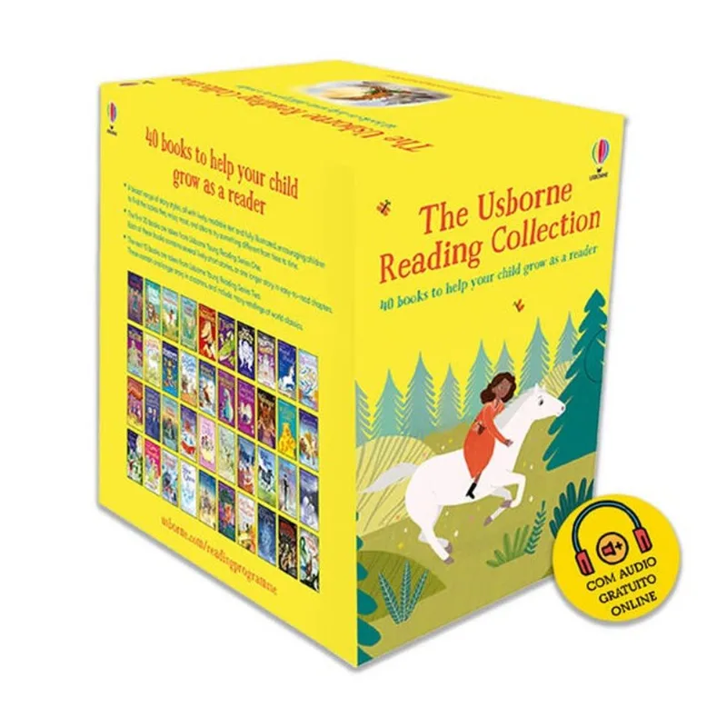 MINHA PRIMEIRA BIBLIOTECA EM INGLÊS COM 40 LIVROS: CLÁSSICOS