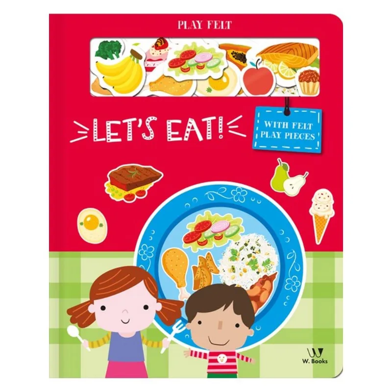 LET´S EAT! - WITH FELT PLAY PIECES