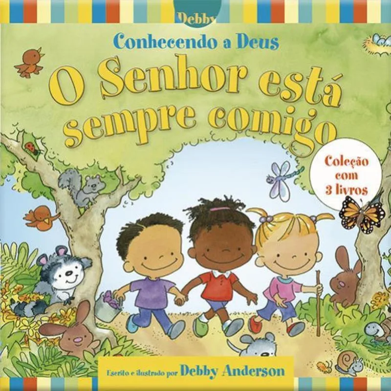 BOX - CONHECENDO A DEUS O SENHOR ESTÁ SEMPRE COMIGO - 3 LIVROS