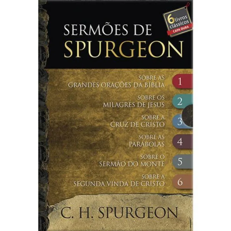 BOX - SERMÕES DE SPURGEON - 6 LIVROS