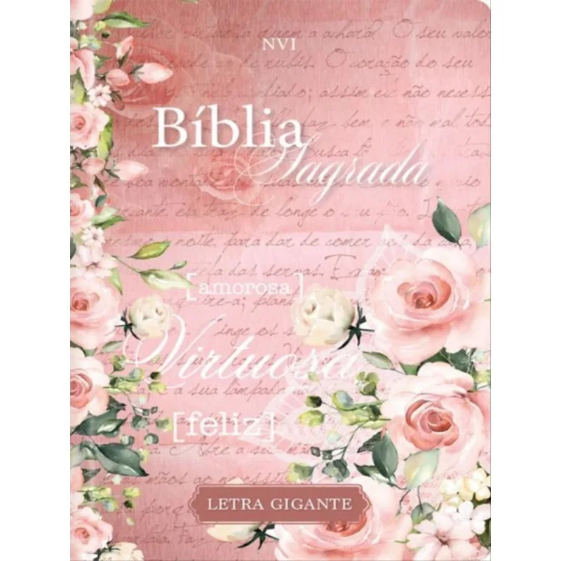 BÍBLIA SAGRADA FEMININA | LETRA GIGANTE | MULHER VIRTUOSA | CAPA DURA