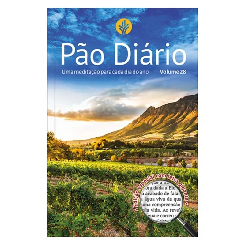 DEVOCIONAL PÃO DIÁRIO VOL.28 - LETRA GIGANTE - PAISAGEM - O DEVOCIONAL MAIS LIDO NO MUNDO