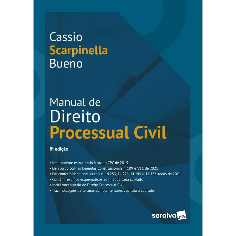 Manual de direito processual civil - 8ª edição 2022