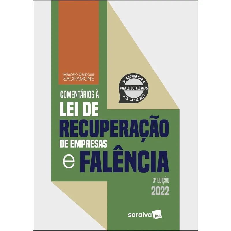 Livro - Comentários à Lei De Recuperação De Empresas E Falência