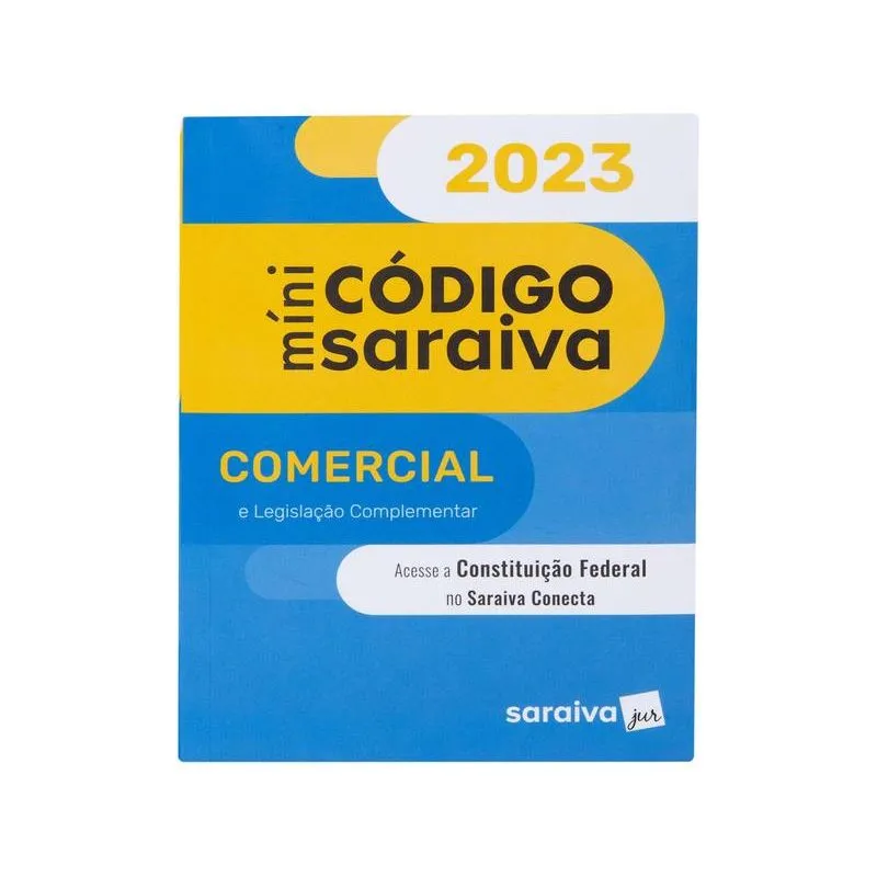 Mini Código Comercial e Legislação Complementar Saraiva Educação 28ª Edição Capa Brochura
