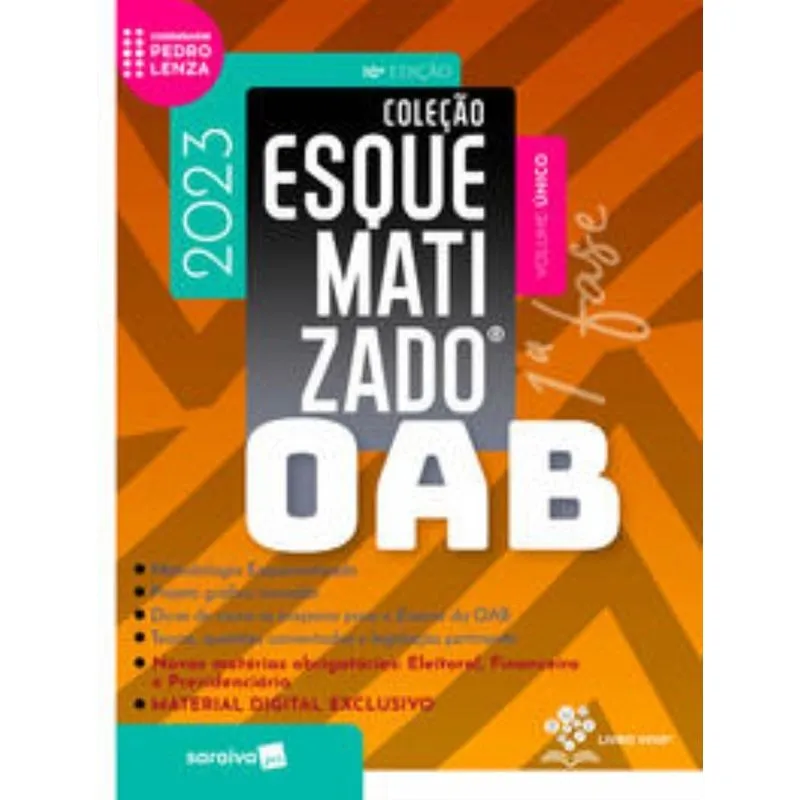 Oab Esquematizado - 1ª Fase - Volume Único - 10ª Edição 2023