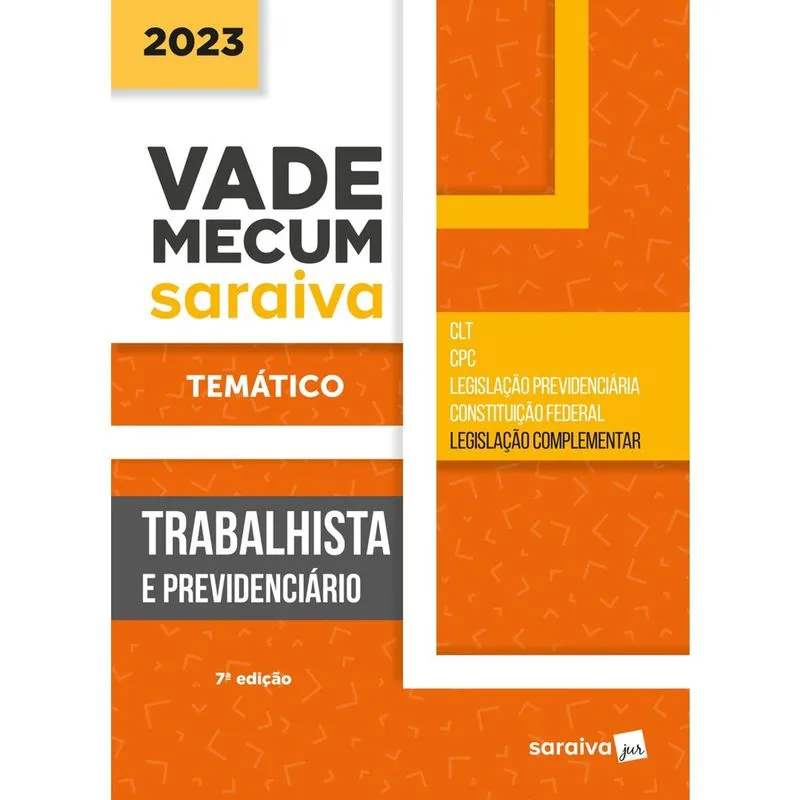 Livro - Vade Mecum Trabalhista - Temático - 7ª edição 2023