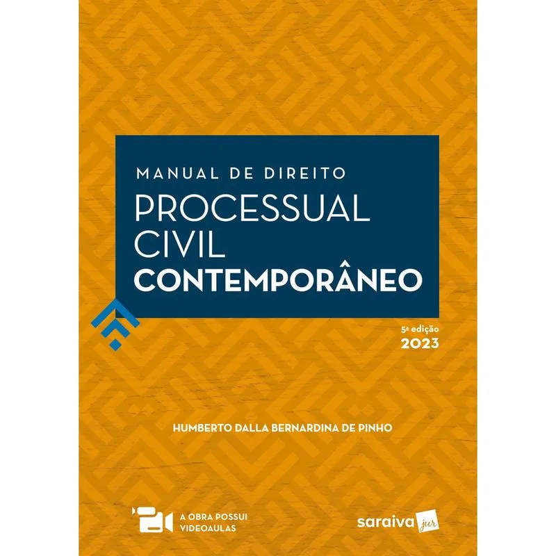 Livro - Manual de Direito Processual Civil Contemporâneo - 5ª edição 2023