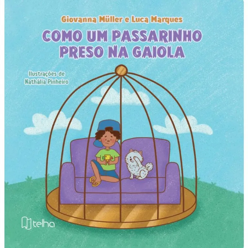 Como um passarinho preso na gaiola