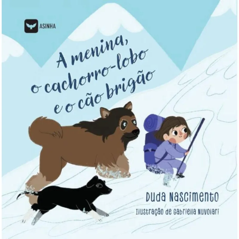 A menina, o cachorro-lobo e o cão brigão