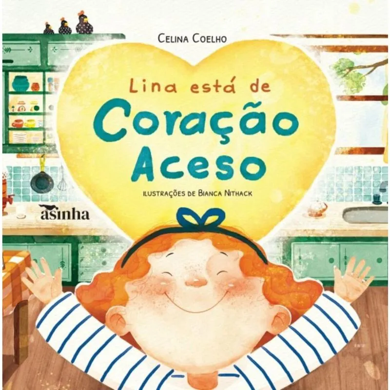 Lina está de coração aceso