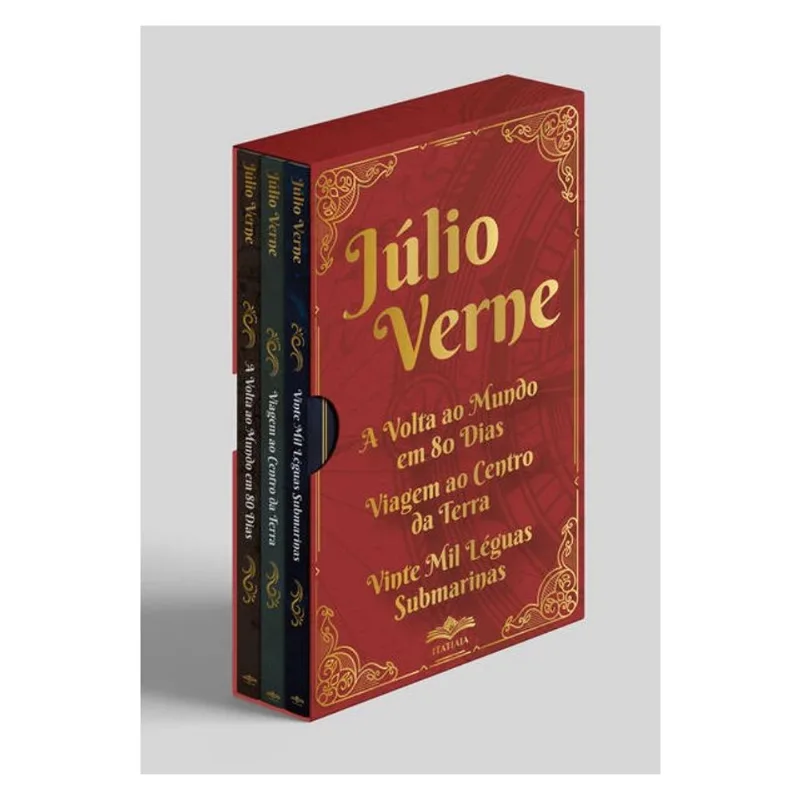 COLEÇÃO JÚLIO VERNE VOL. I | BOX COM 3 LIVROS