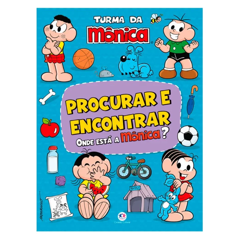 Livro Turma da Mônica Procurar e Encontrar 1 Unidade