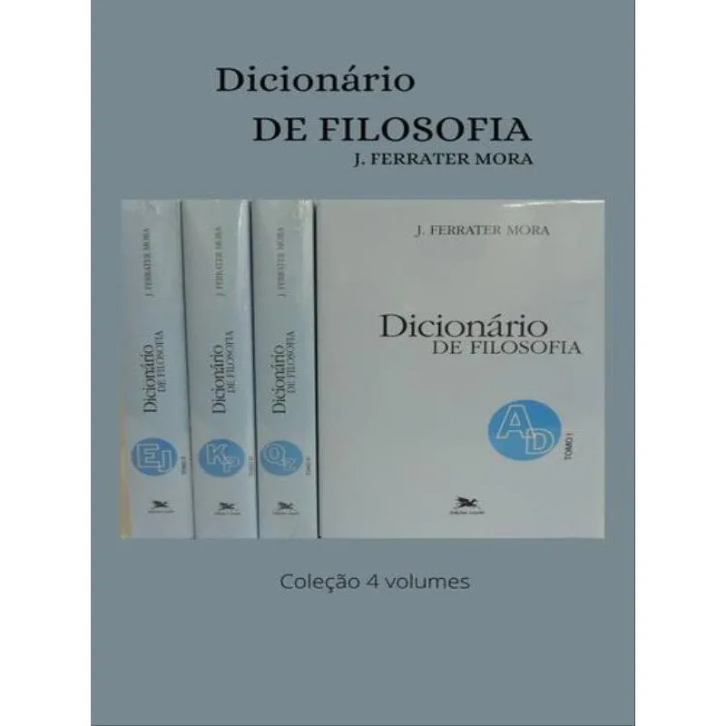 DICIONÁRIO DE FILOSOFIA – COLEÇÃO 4 VOLUMES