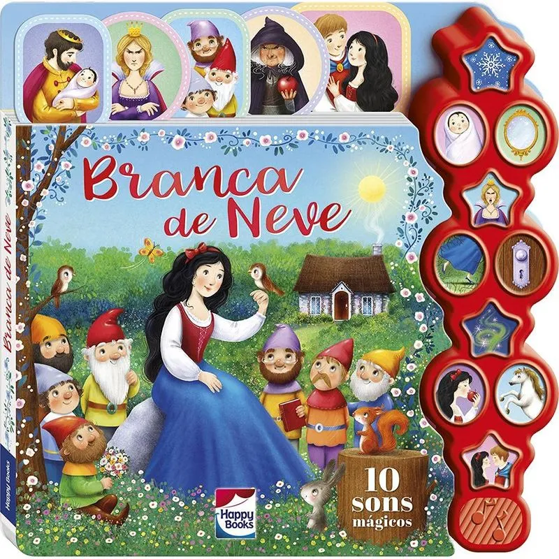 Livro - Supersons Clássicos com Abas - Branca de Neve