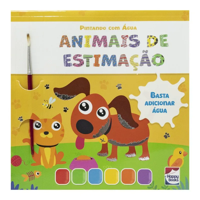 Pintando com Água: Animais de estimação