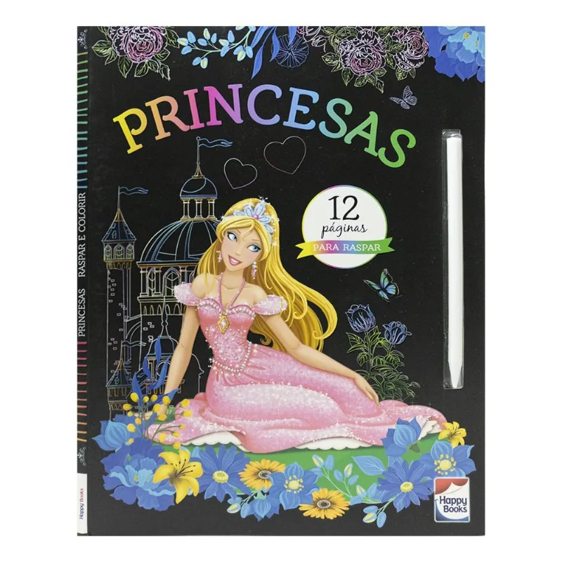 Raspar e Colorir: Princesas