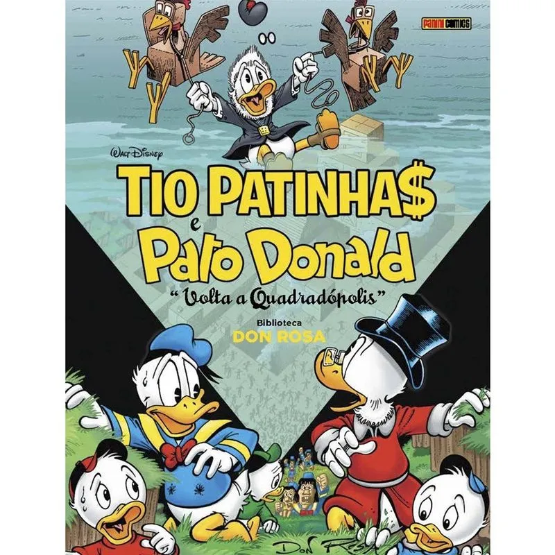 Livro - Tio Patinhas e Pato Donald: Volta a Quadrópolis (biblioteca Don Rosa Vol.02)