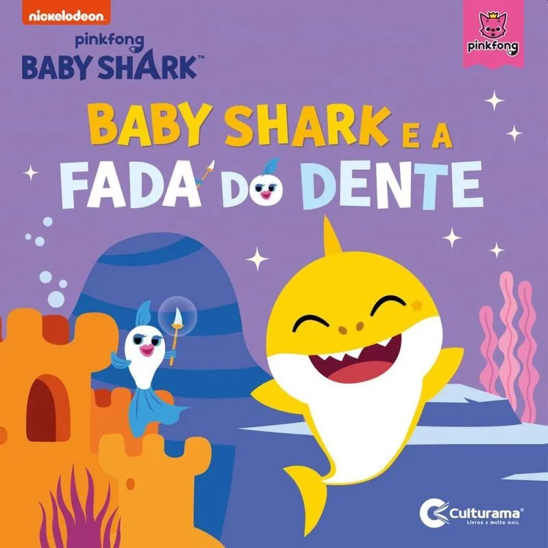 Livro Leitura baby shark e a Fada do Dente