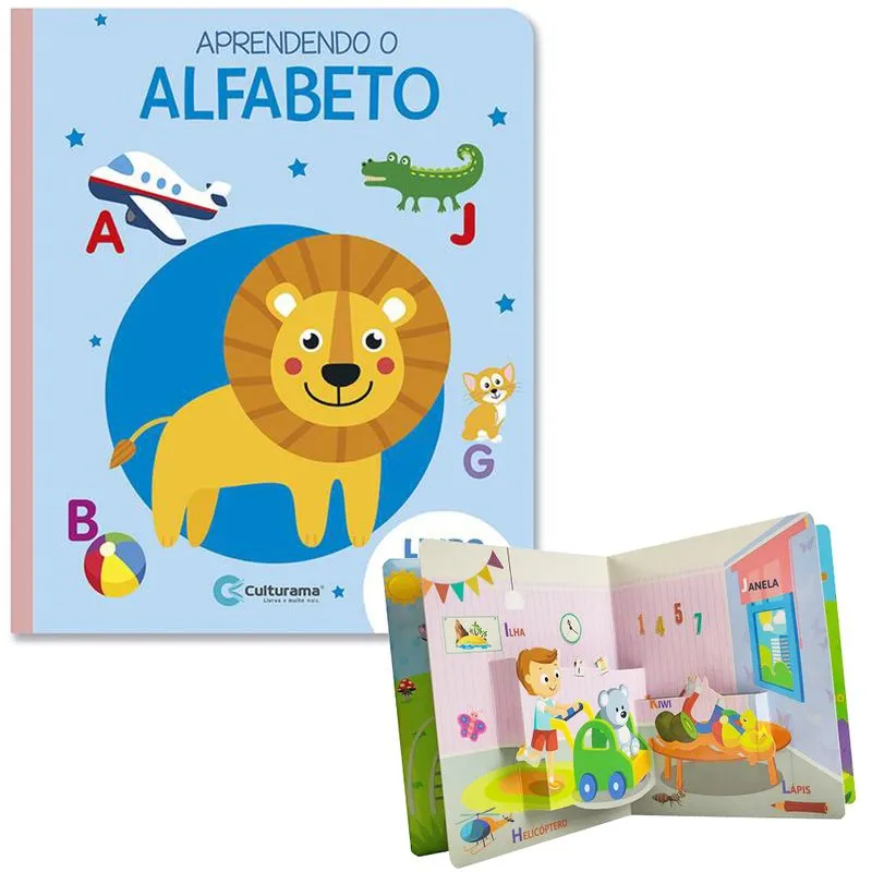 Livro Pop-Up - Aprendendo o Alfabeto - Culturama